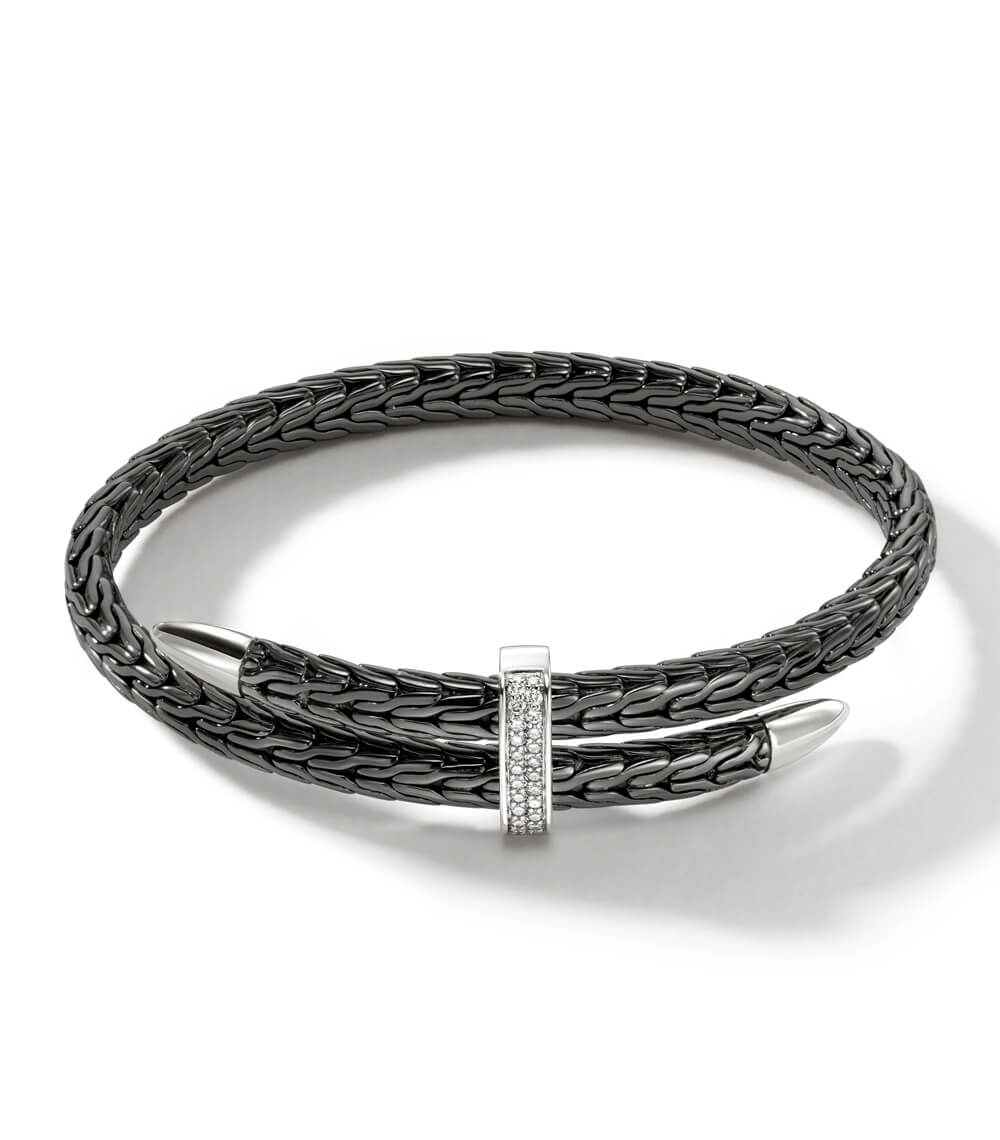 Icon Bracelet, Gold, Silver, Diamonds - Imagen 5